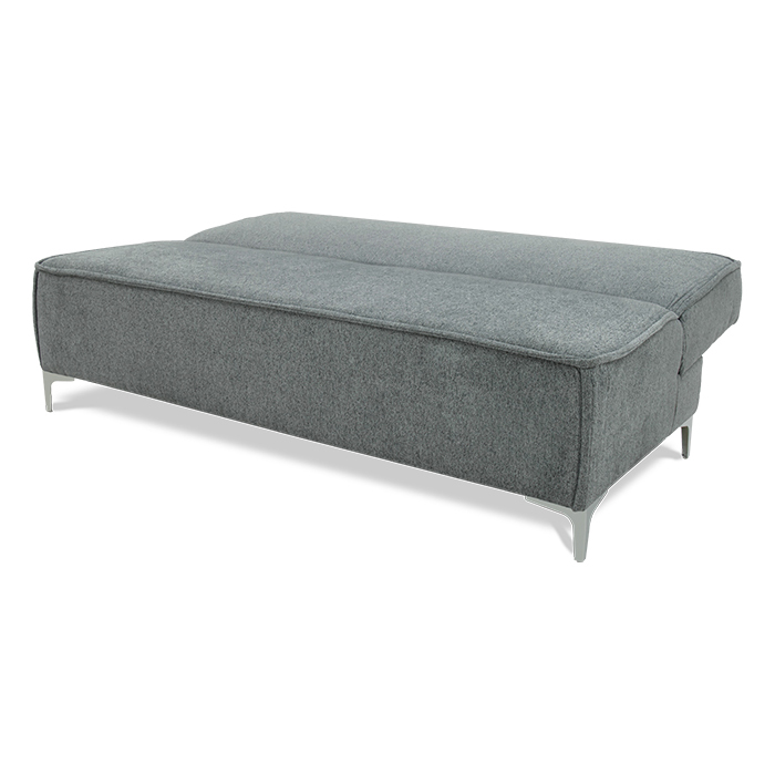 Futon Tela Gris Claro Wasik | Sofá Cama y Futones | salas